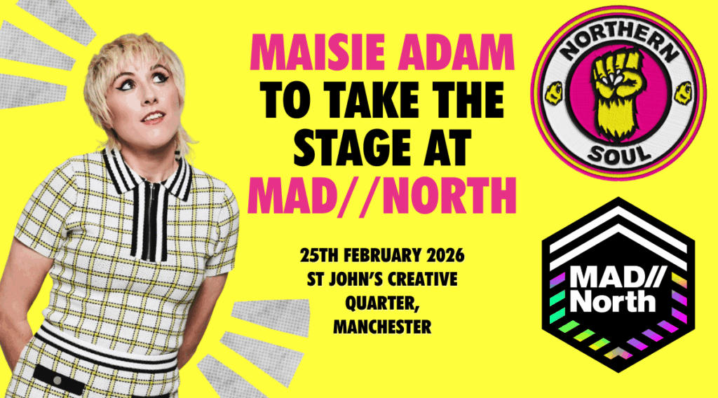 MAISIE ADAMS IS BRINGING THE LAUGHS TO MANCHESTER