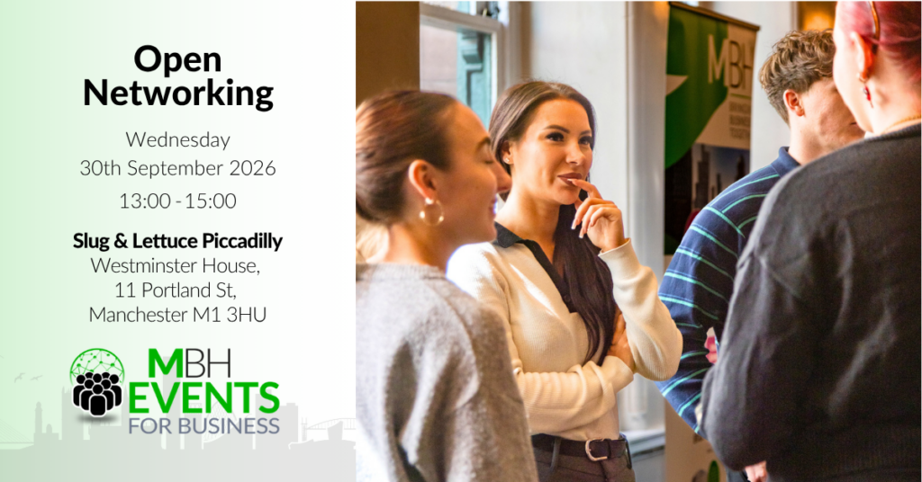 Mbh Open Networking At Slug &Amp; Lettuce Piccadilly | Manchester Events